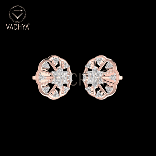 Chakr Diamond Studs - Image 4