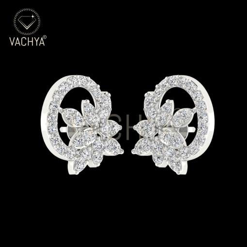 Flowering Diamond Studs - Image 5