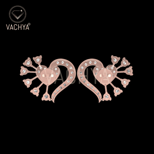 Heartstrings Diamond Studs - Image 5