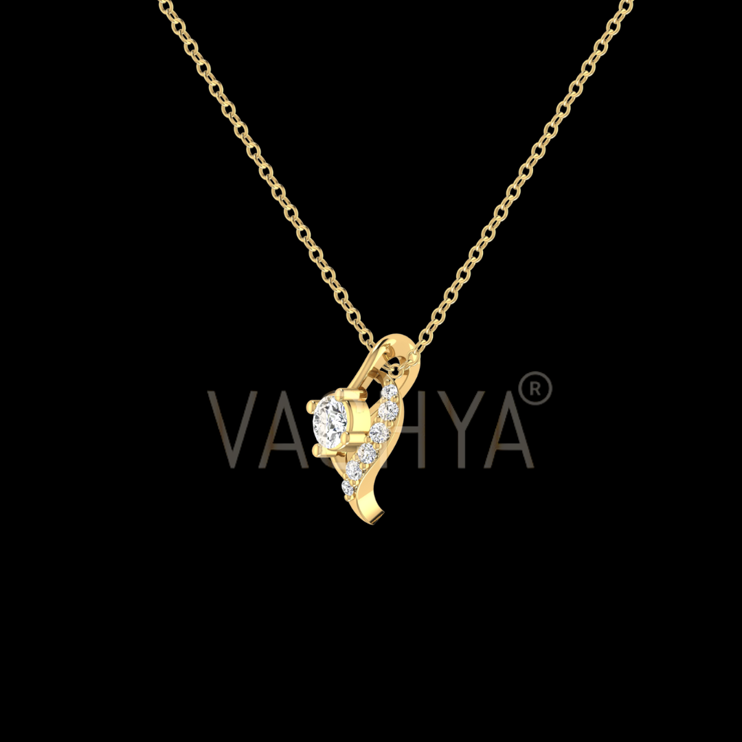 Classic Flow Diamond Pendant - Image 5