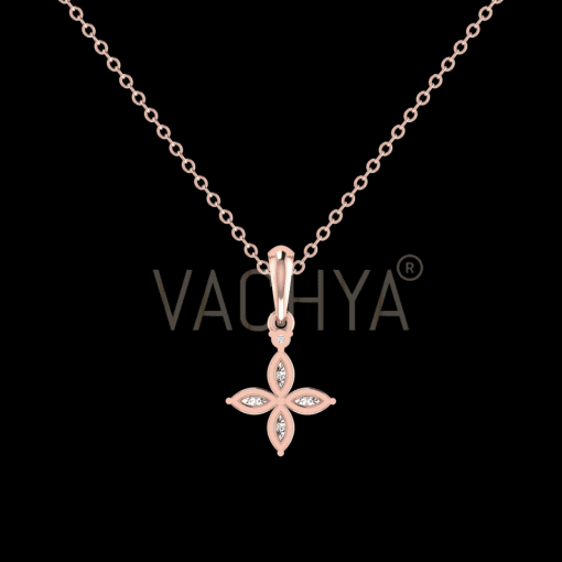 Four Leaf's Diamond Pendant - Image 6