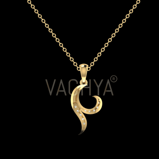 Wave Diamond Pendant - Image 5
