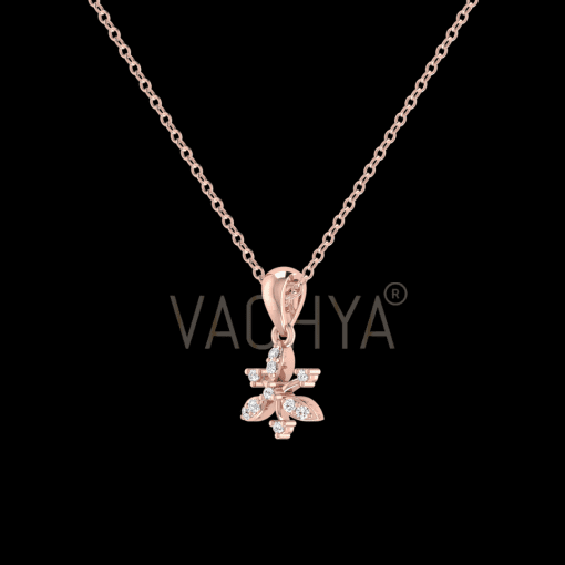 3 Leaf's Diamond Pendant - Image 5