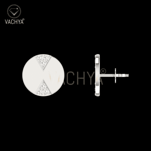 Round Cut Diamond Studs - Image 5