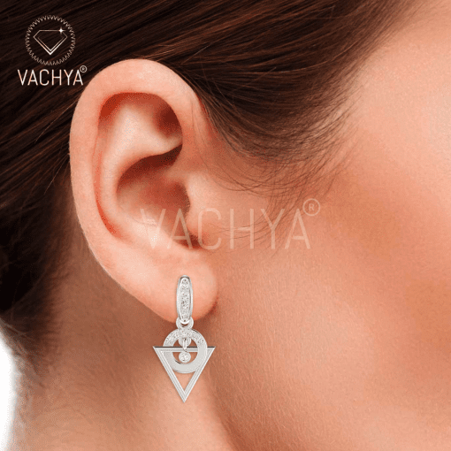 Vintage Diamond Hanging Earrings - Image 5