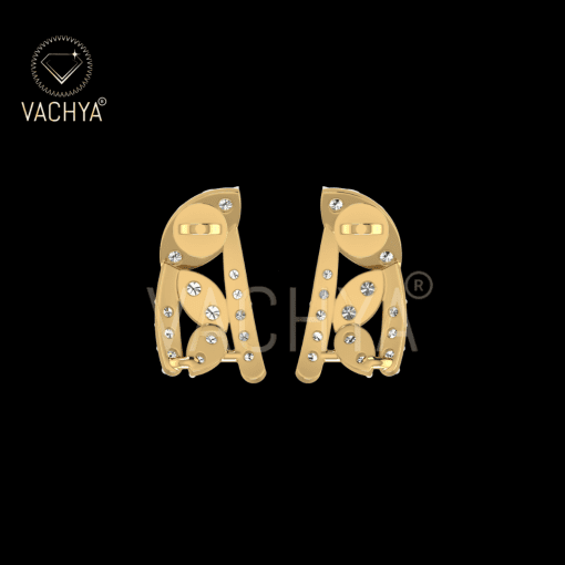 Leaf Let Diamond Studs - Image 5