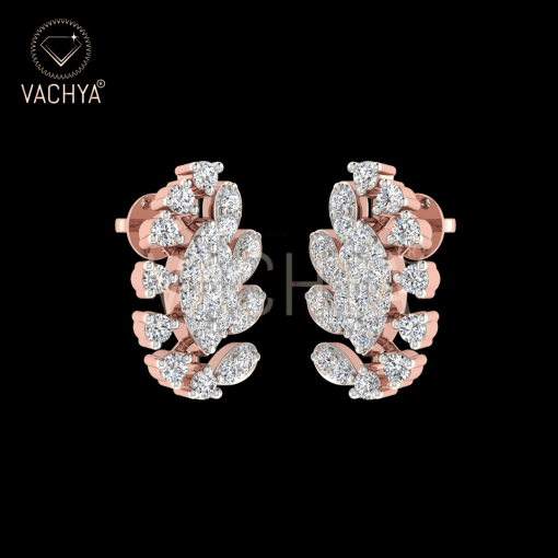Twig Diamond Studs - Image 5