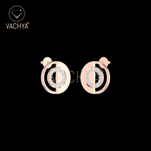Swing Chakr Diamond Studs - Image 3