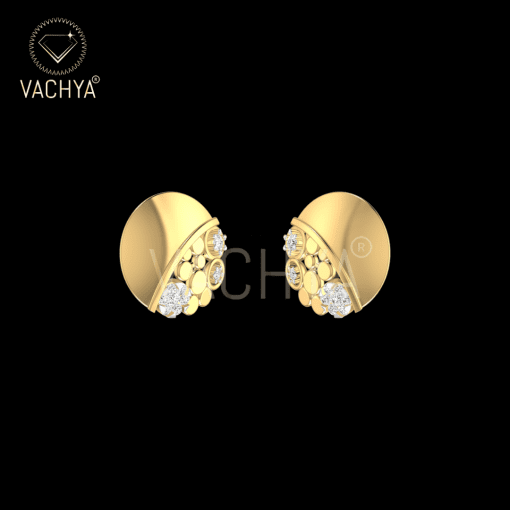 Half Pot Diamond Studs - Image 6