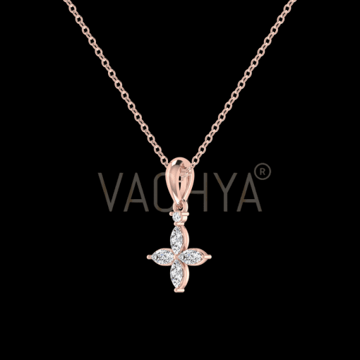 Four Leaf's Diamond Pendant - Image 3