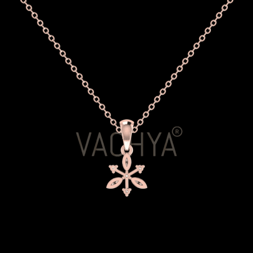 3 Leaf's Diamond Pendant - Image 6