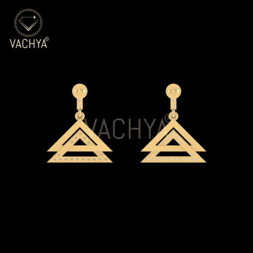 Double Cone Diamond Studs - Image 6