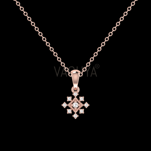 Akanksha Bow Diamond Pendant
