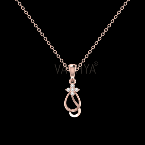 Pearl Drop Diamond Pendant