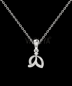 Edgy Twin Diamond Pendant