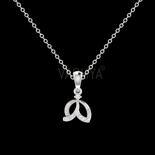Edgy Twin Diamond Pendant