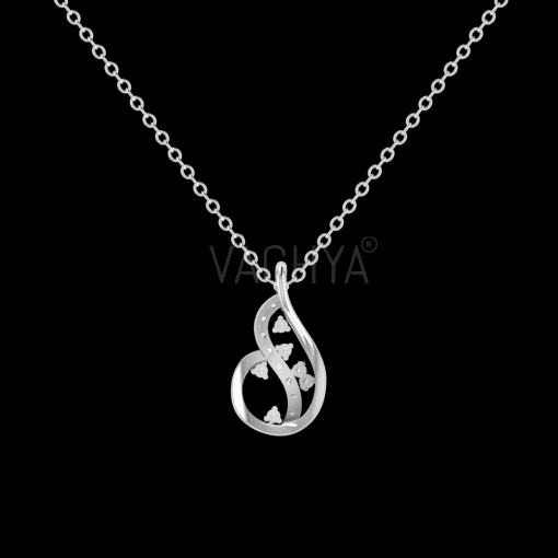 Flower Cluster Diamond Pendant - Image 3