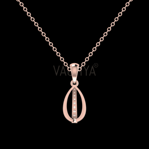 Ceylon Sapphire Diamond Pendant - Image 3