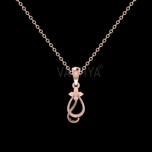 Pearl Drop Diamond Pendant - Image 6