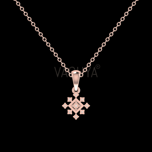 Akanksha Bow Diamond Pendant - Image 3