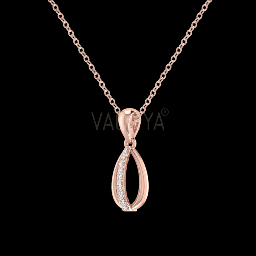Ceylon Sapphire Diamond Pendant - Image 4
