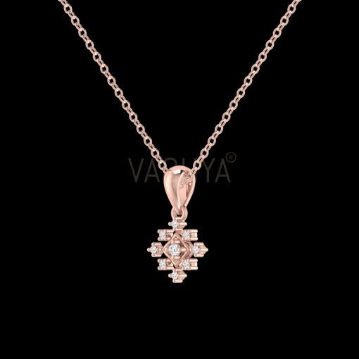 Akanksha Bow Diamond Pendant - Image 4