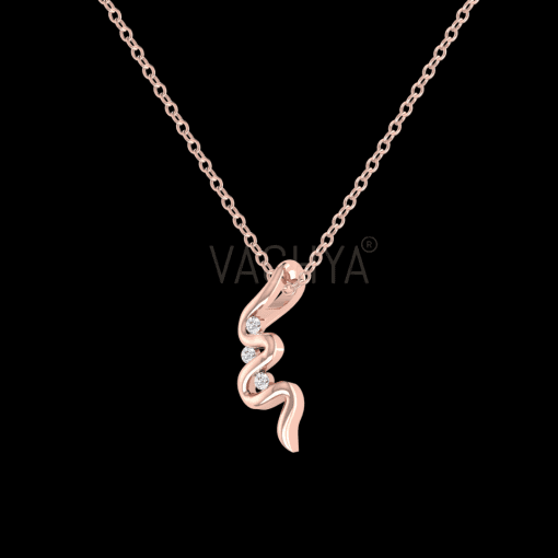 Snake Pearl Diamond Pendant - Image 4