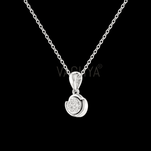 Swirling Diamond Pendant - Image 4