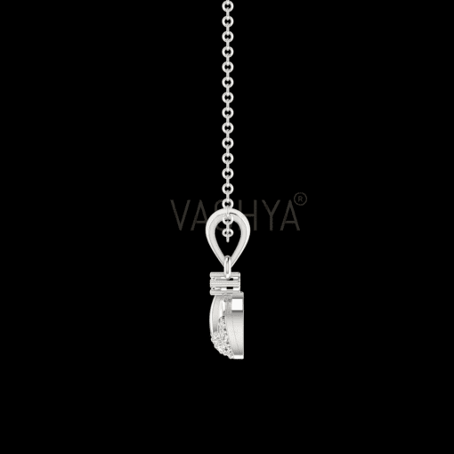 Edgy Twin Diamond Pendant - Image 3