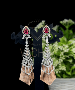Alternative view of Kalindi Diamond Earrings