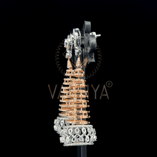 Unique Sasvati Diamond Earrings - Image 3