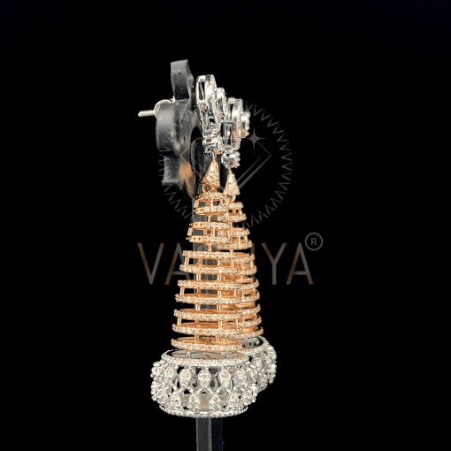 Unique Sasvati Diamond Earrings - Image 4