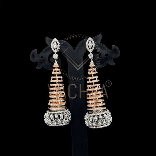 Unique Sasvati Diamond Earrings - Image 5