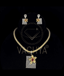 Kamini Diamond Pendant Set