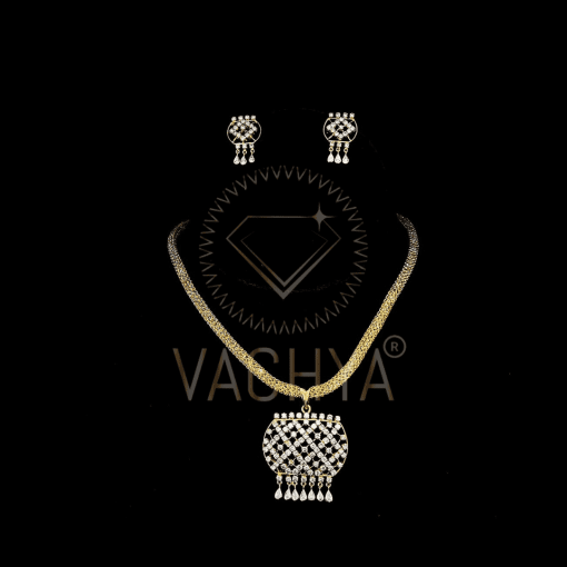 Alpana Diamond Pendant Set