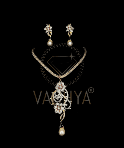 Jeanne Diamond Pendant Set