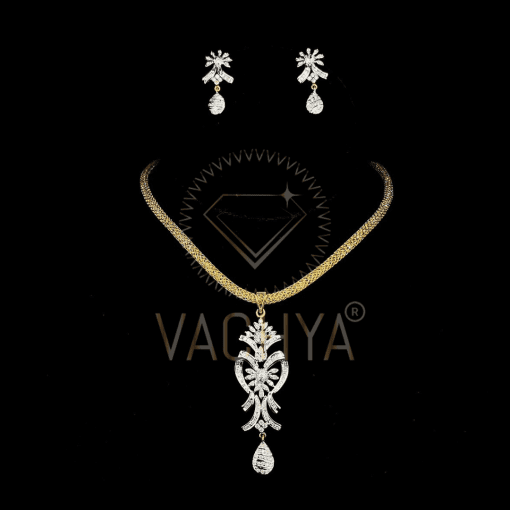 Meline Diamond Pendant Set