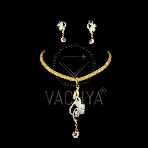 Soleil Diamond Pendant Set