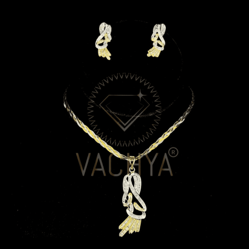 Michelle Diamond Pendant Set - Image 3