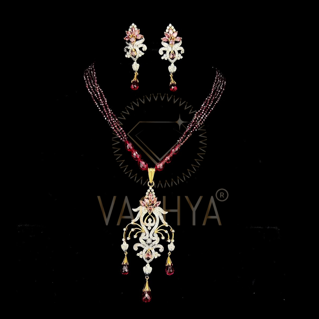 Joanne Diamond Pendant Set