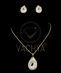 Alternative view of Odette Diamond Pendant Set