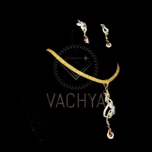 Soleil Diamond Pendant Set - Image 3