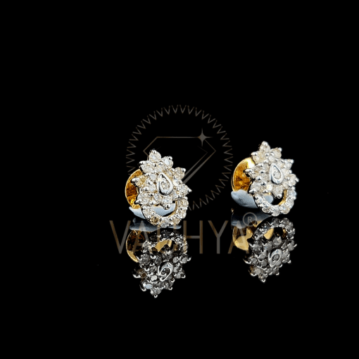 Easha Diamond Studs - Image 3