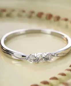 Silver Diamond Ring