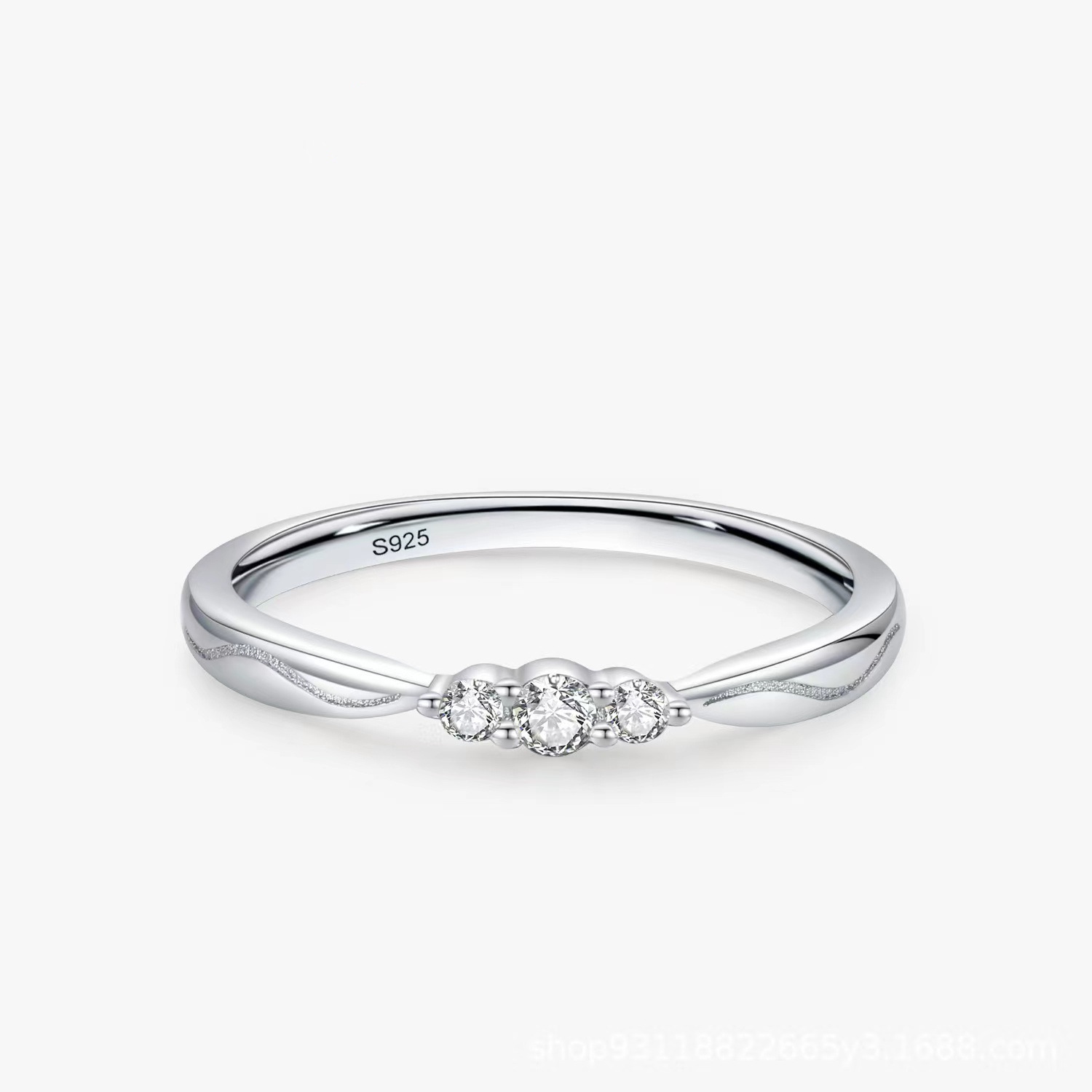 Silver Diamond Ring - Image 4