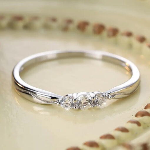 Silver Diamond Ring - Image 5