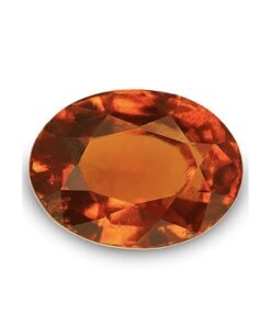 Alternative view of Hessonite Garnet (Gomed) Gemstone
